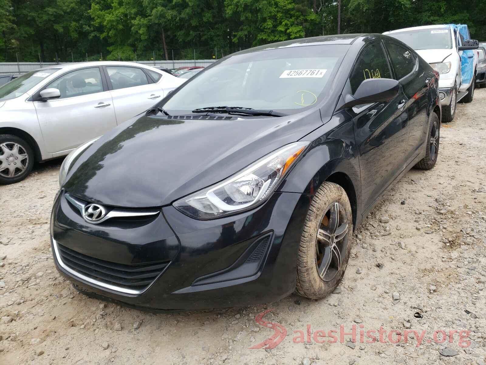 5NPDH4AE7GH766025 2016 HYUNDAI ELANTRA