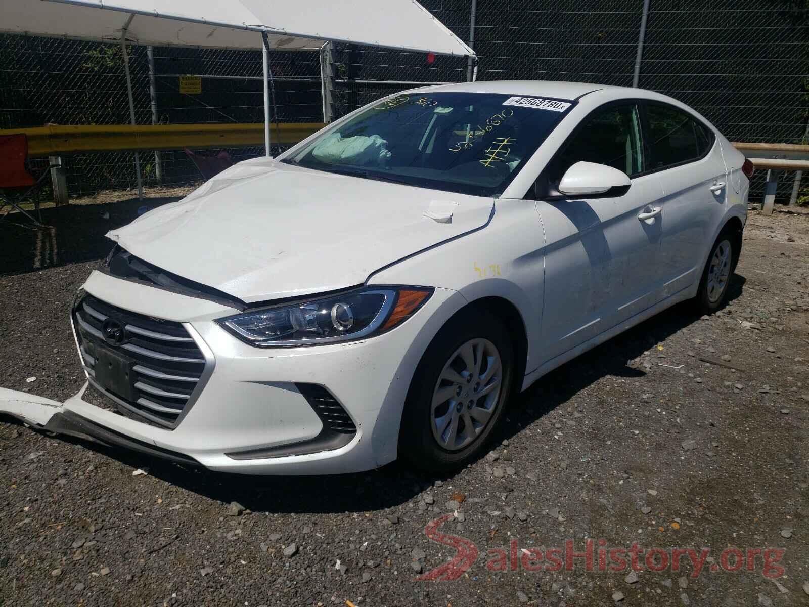 5NPD74LF9JH350512 2018 HYUNDAI ELANTRA