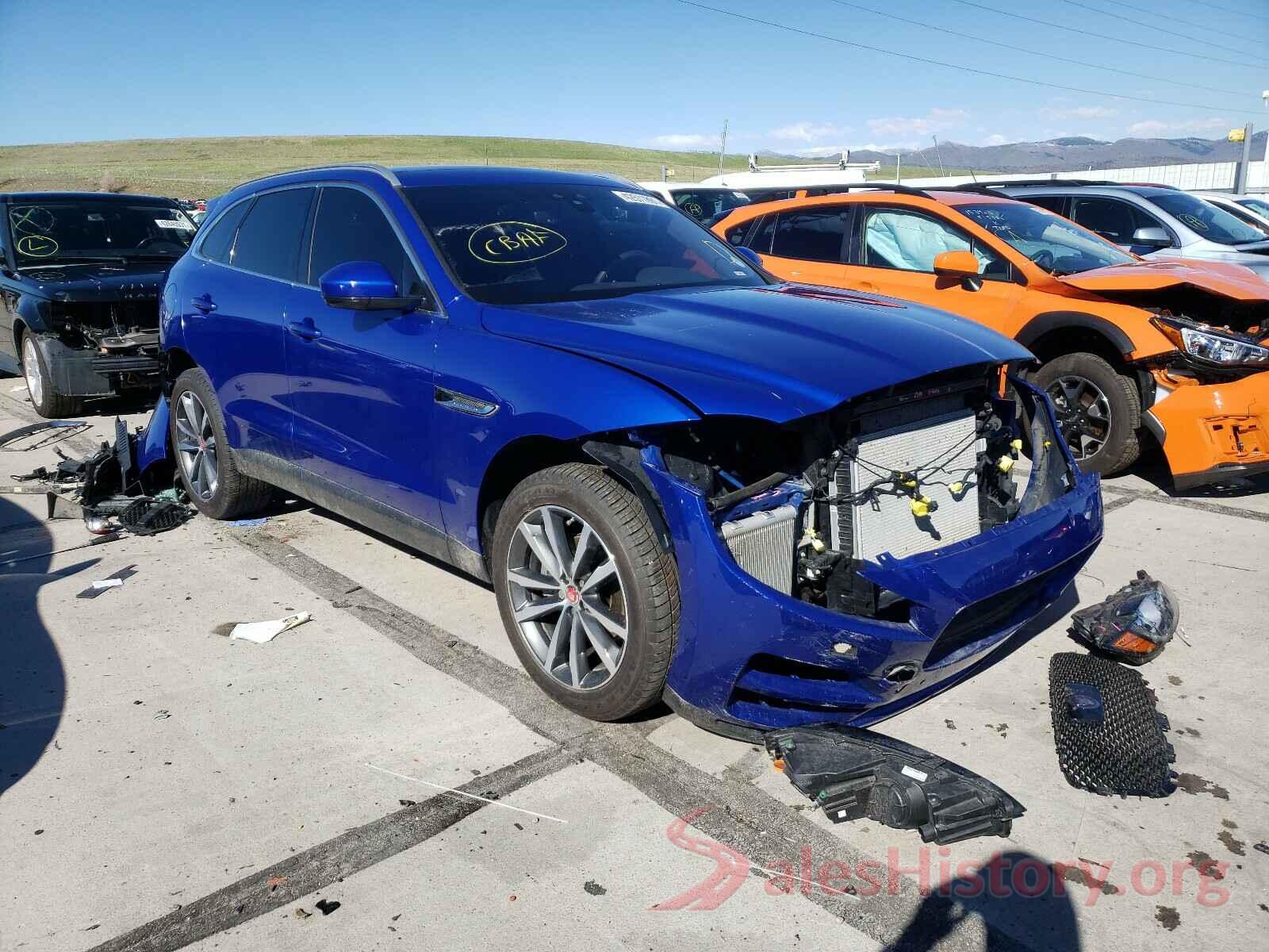 SADCK2FX9KA606423 2019 JAGUAR F-PACE