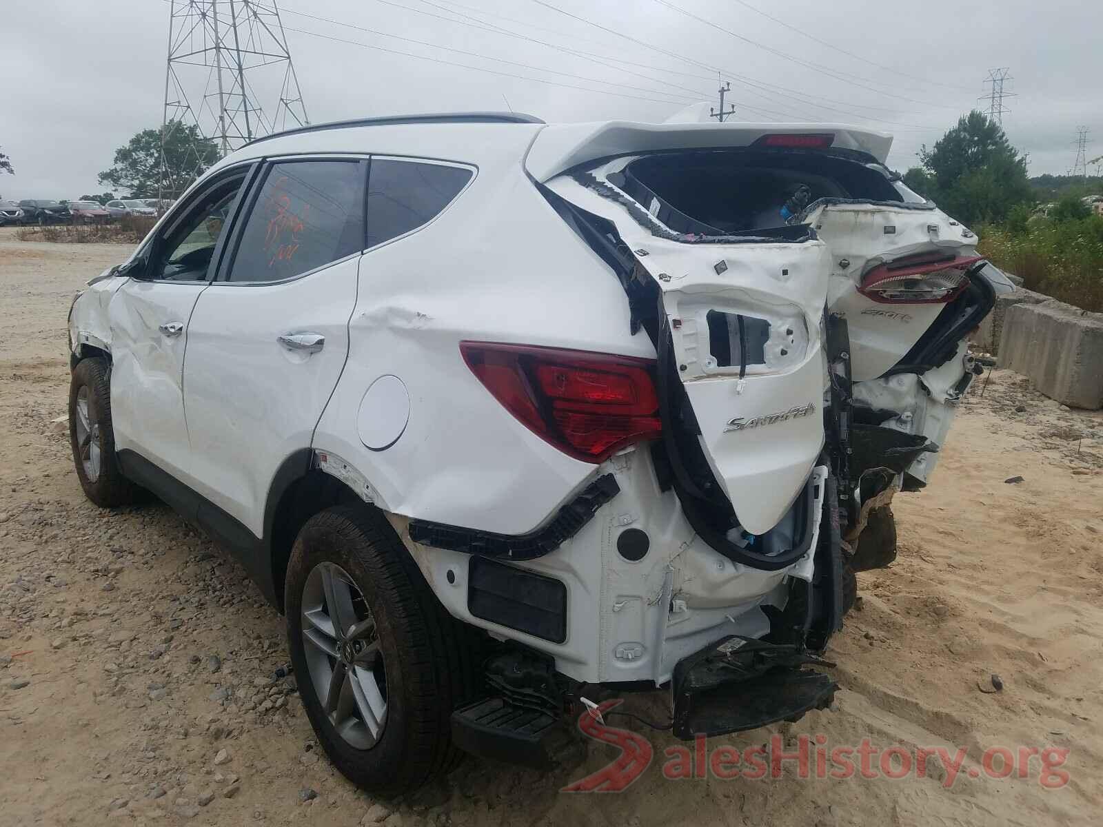 5XYZU3LB6JG511492 2018 HYUNDAI SANTA FE