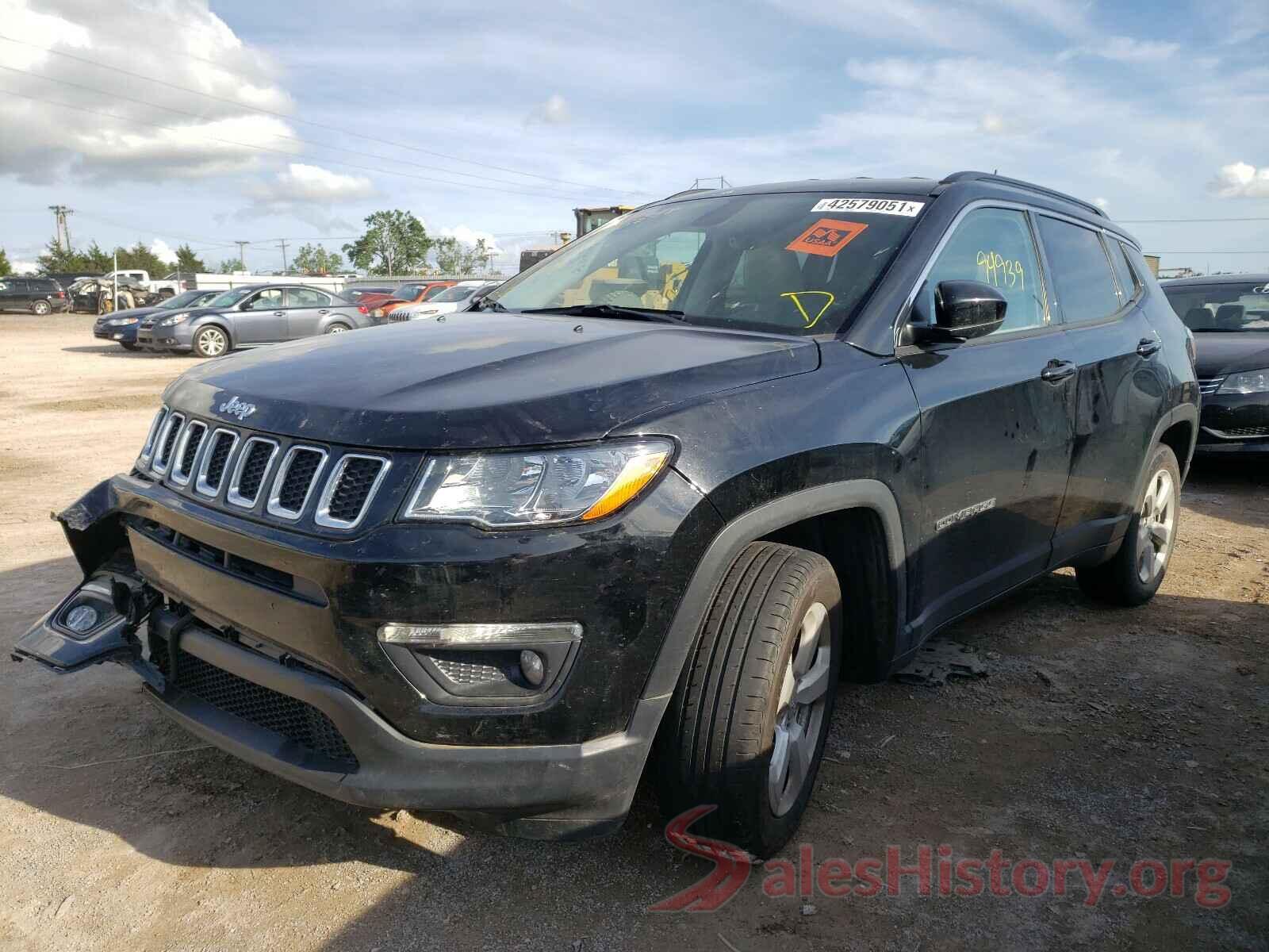 3C4NJCBB1HT643037 2017 JEEP COMPASS