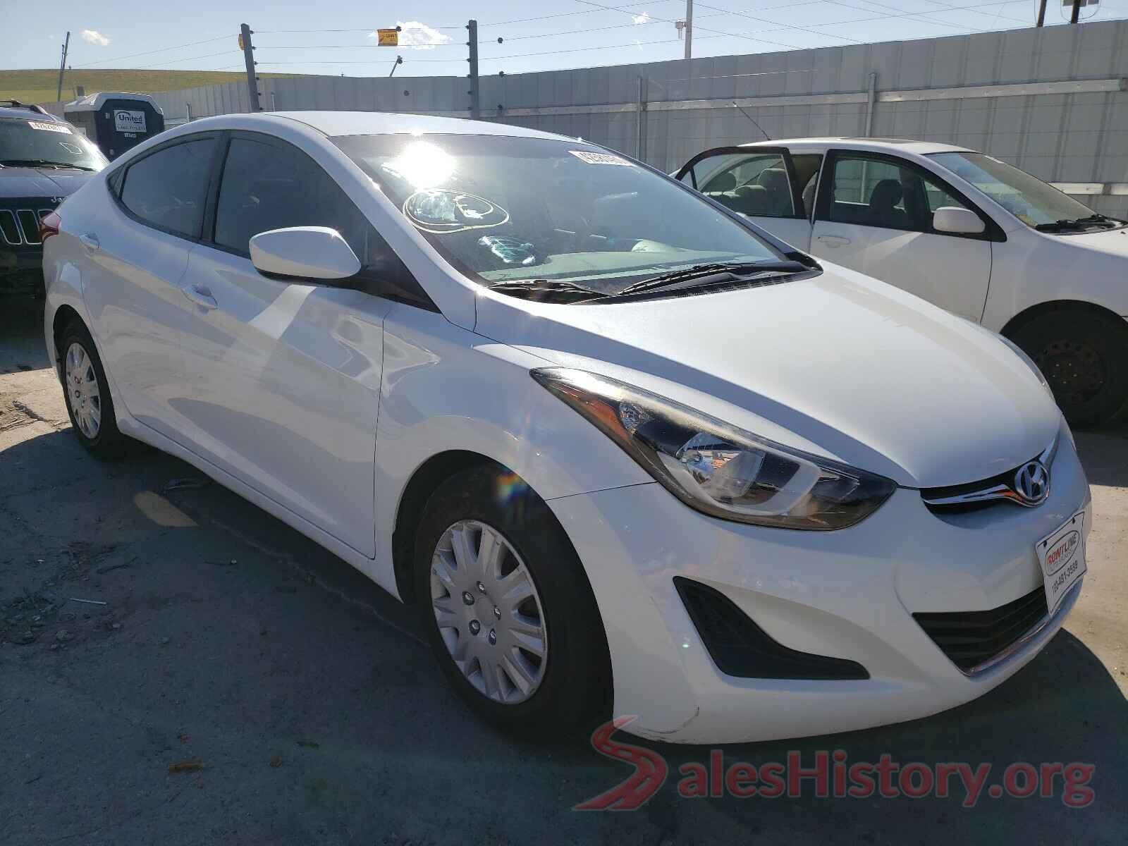 5NPDH4AE9GH744267 2016 HYUNDAI ELANTRA