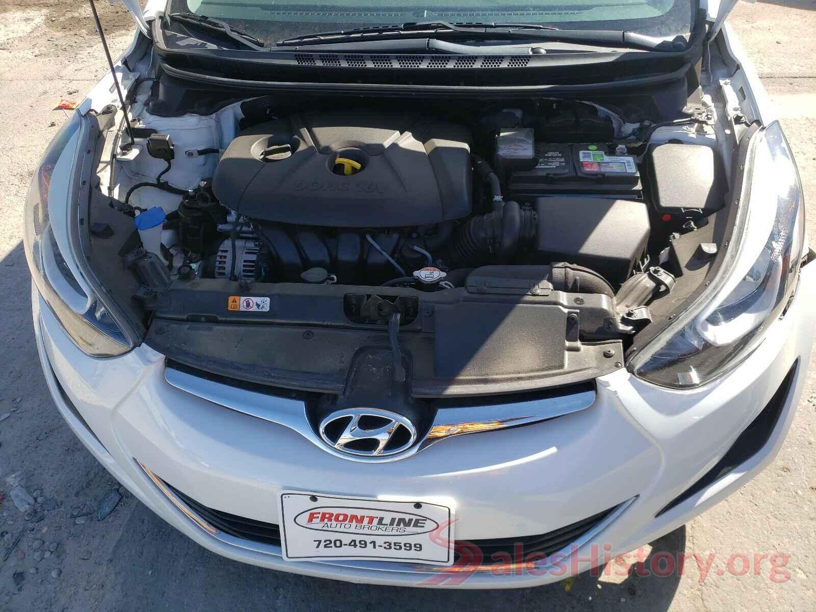 5NPDH4AE9GH744267 2016 HYUNDAI ELANTRA