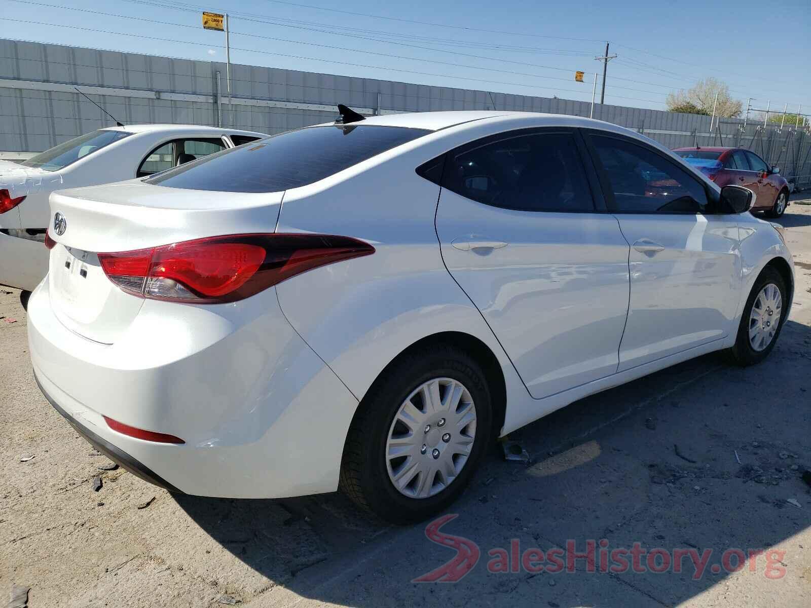 5NPDH4AE9GH744267 2016 HYUNDAI ELANTRA