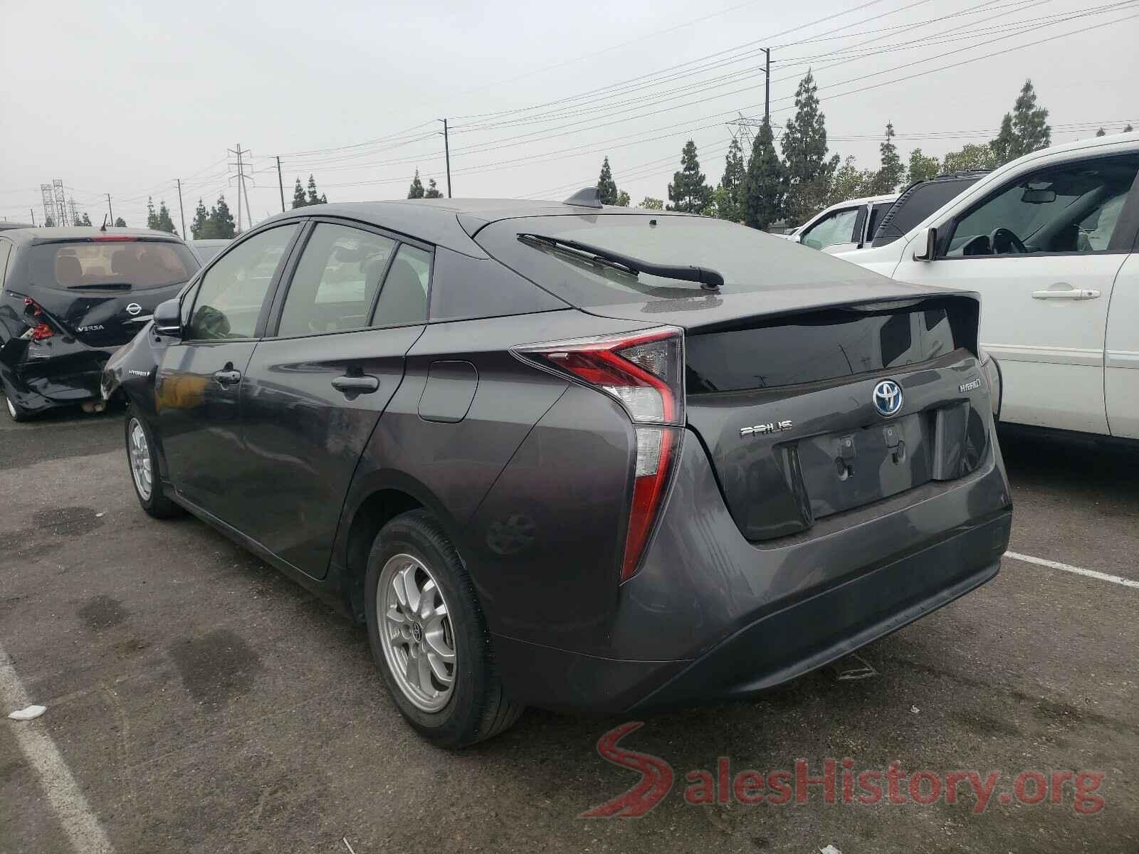 JTDKARFU7G3025443 2016 TOYOTA PRIUS