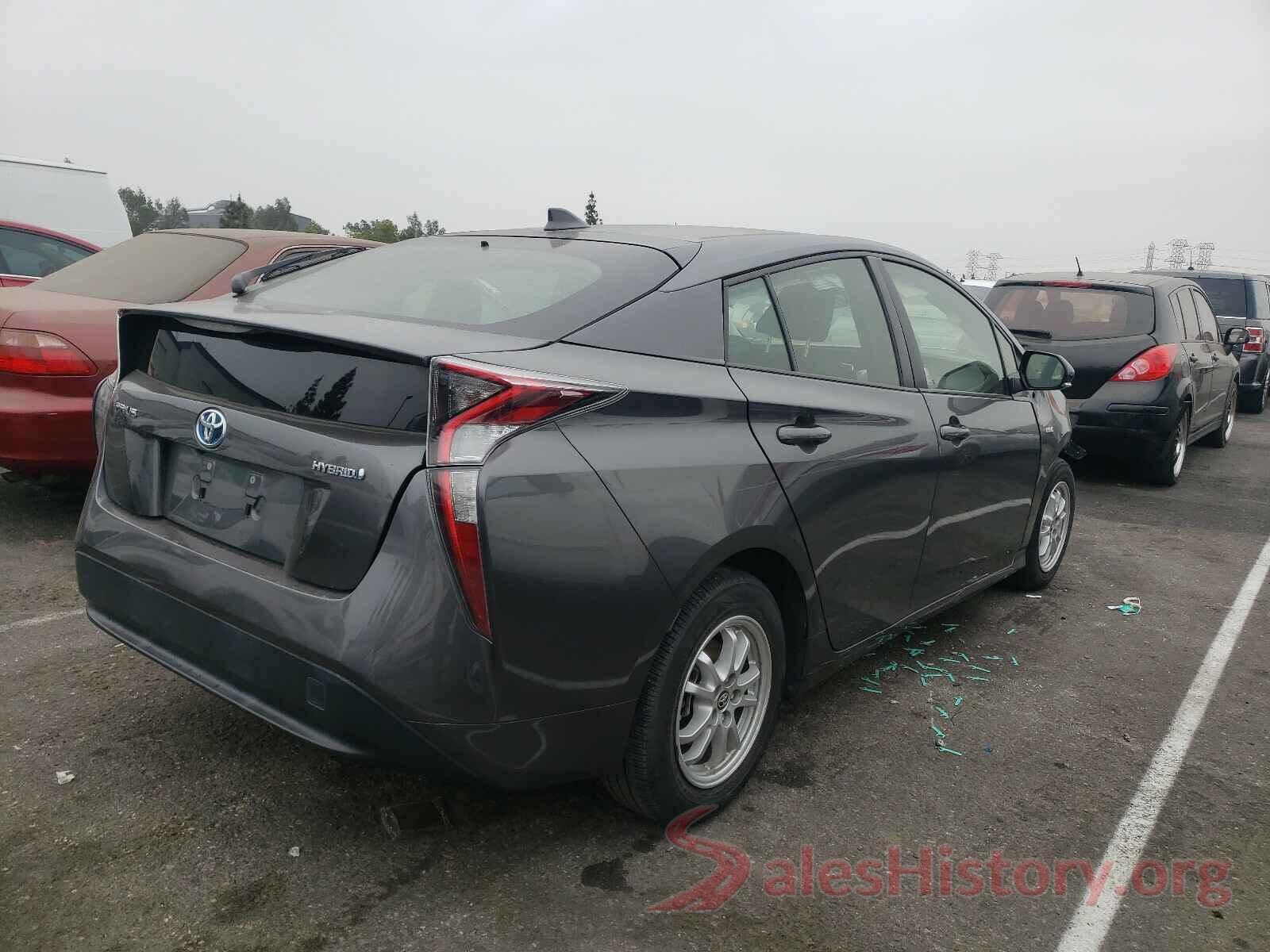 JTDKARFU7G3025443 2016 TOYOTA PRIUS