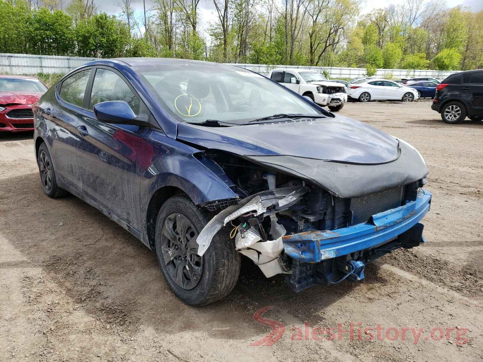 5NPDH4AE7GH793872 2016 HYUNDAI ELANTRA