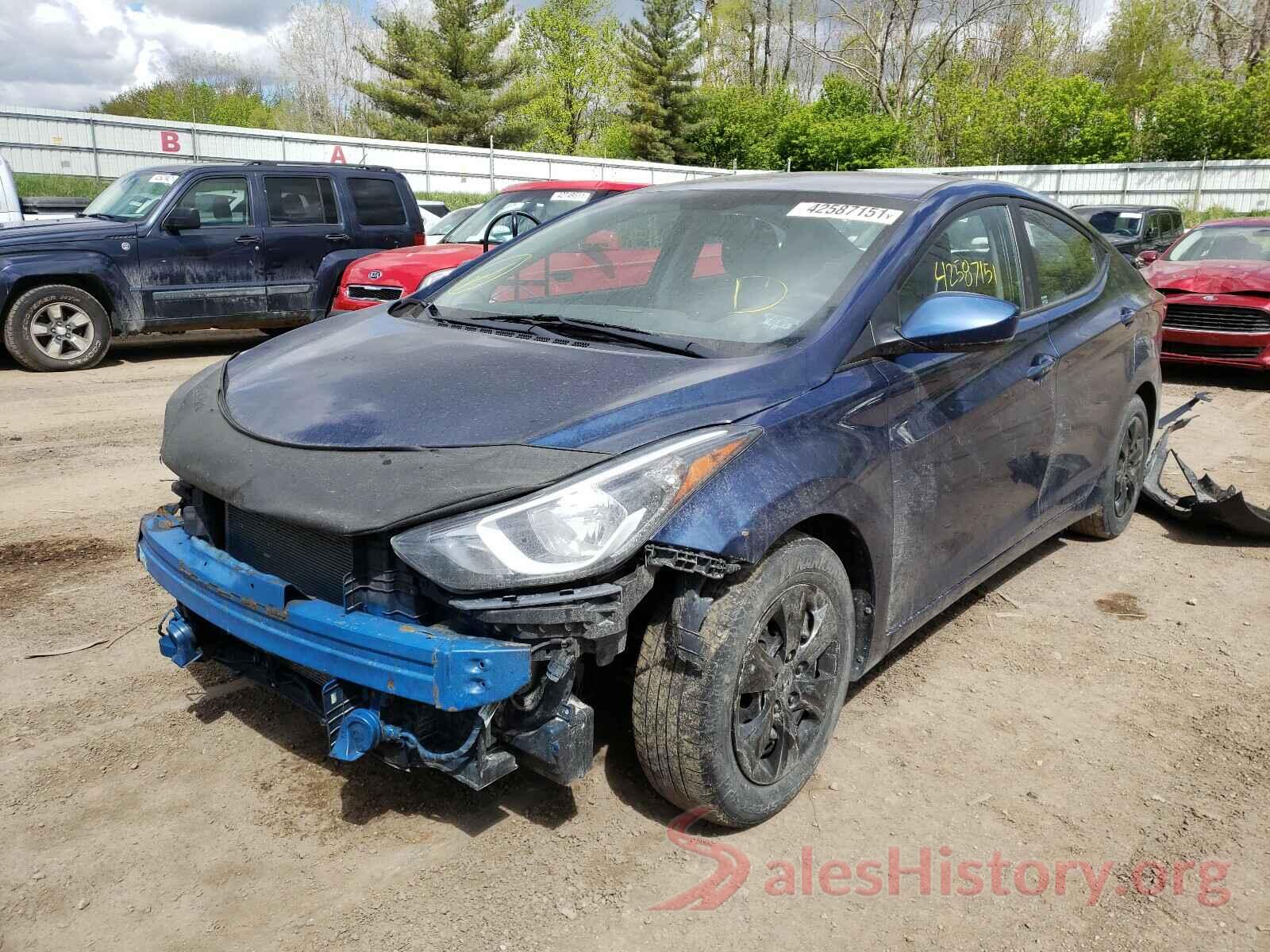 5NPDH4AE7GH793872 2016 HYUNDAI ELANTRA