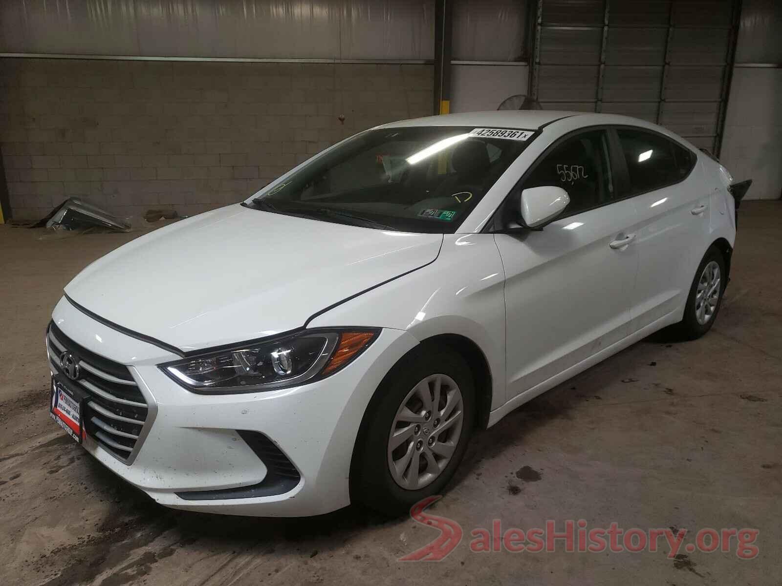 5NPD74LF4HH208434 2017 HYUNDAI ELANTRA