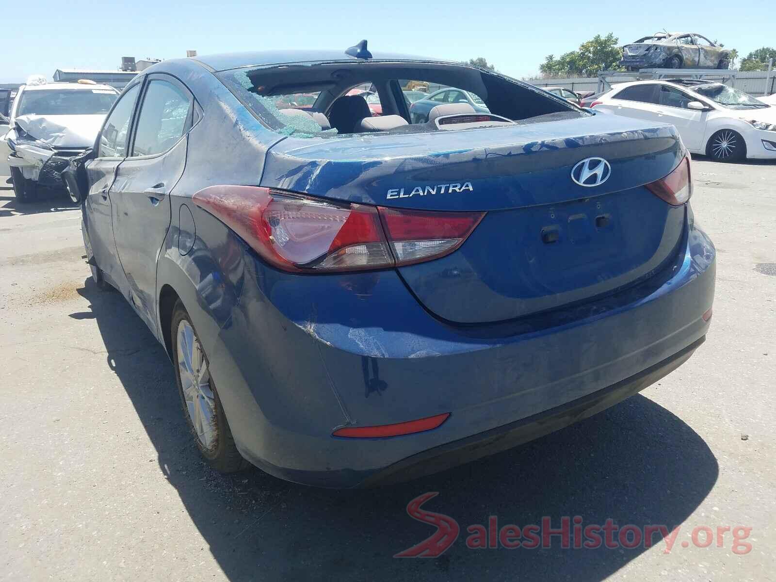 KMHDH4AE6GU620779 2016 HYUNDAI ELANTRA