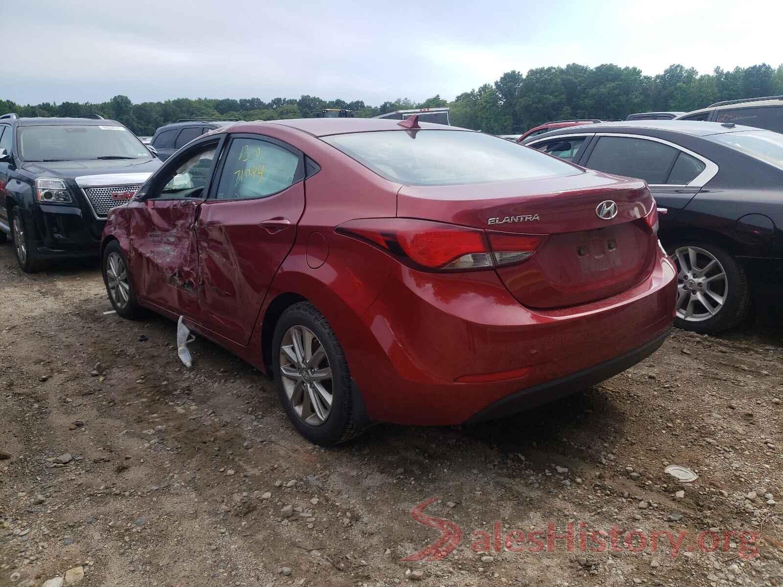 5NPDH4AE2GH655298 2016 HYUNDAI ELANTRA