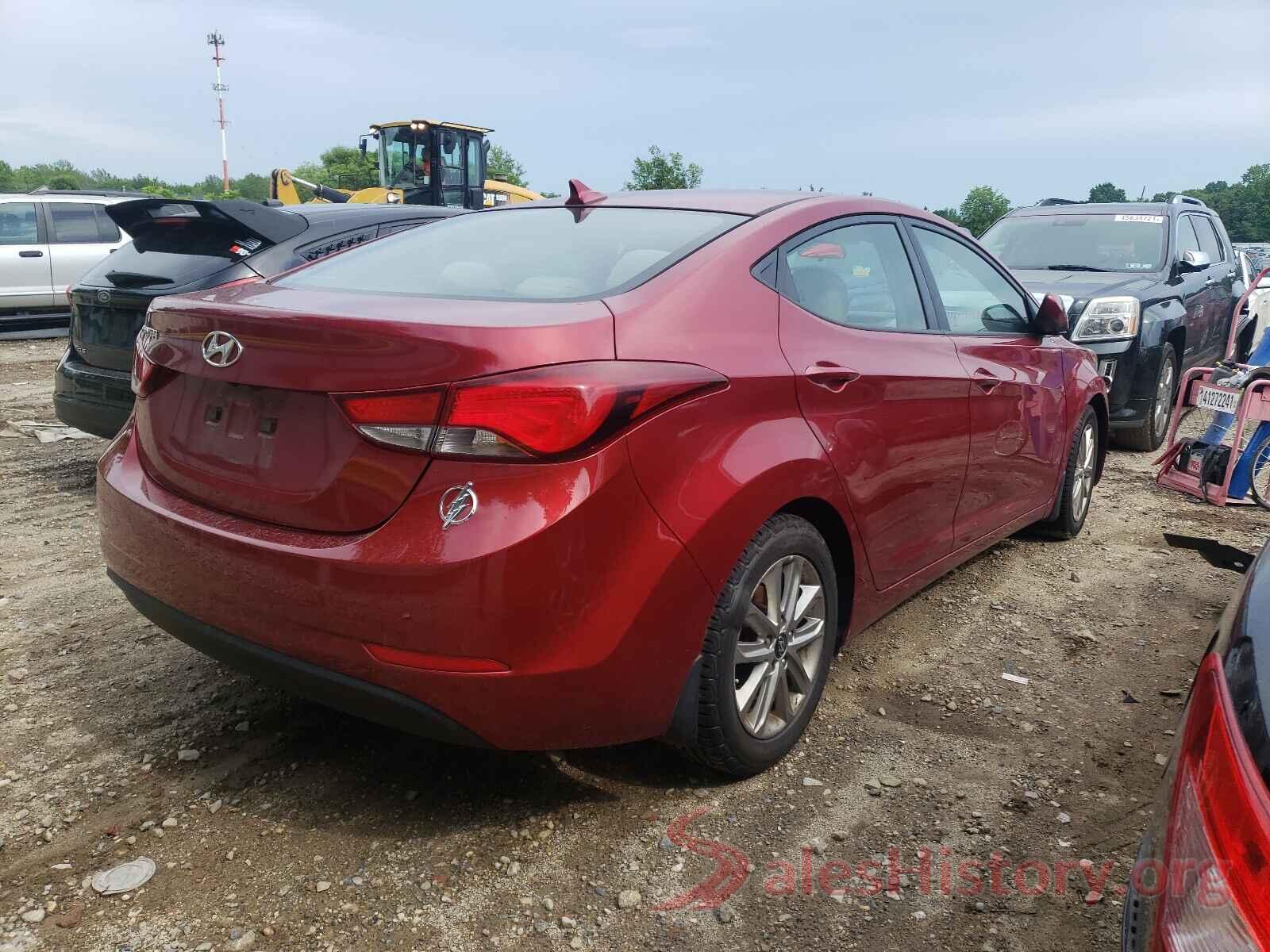 5NPDH4AE2GH655298 2016 HYUNDAI ELANTRA