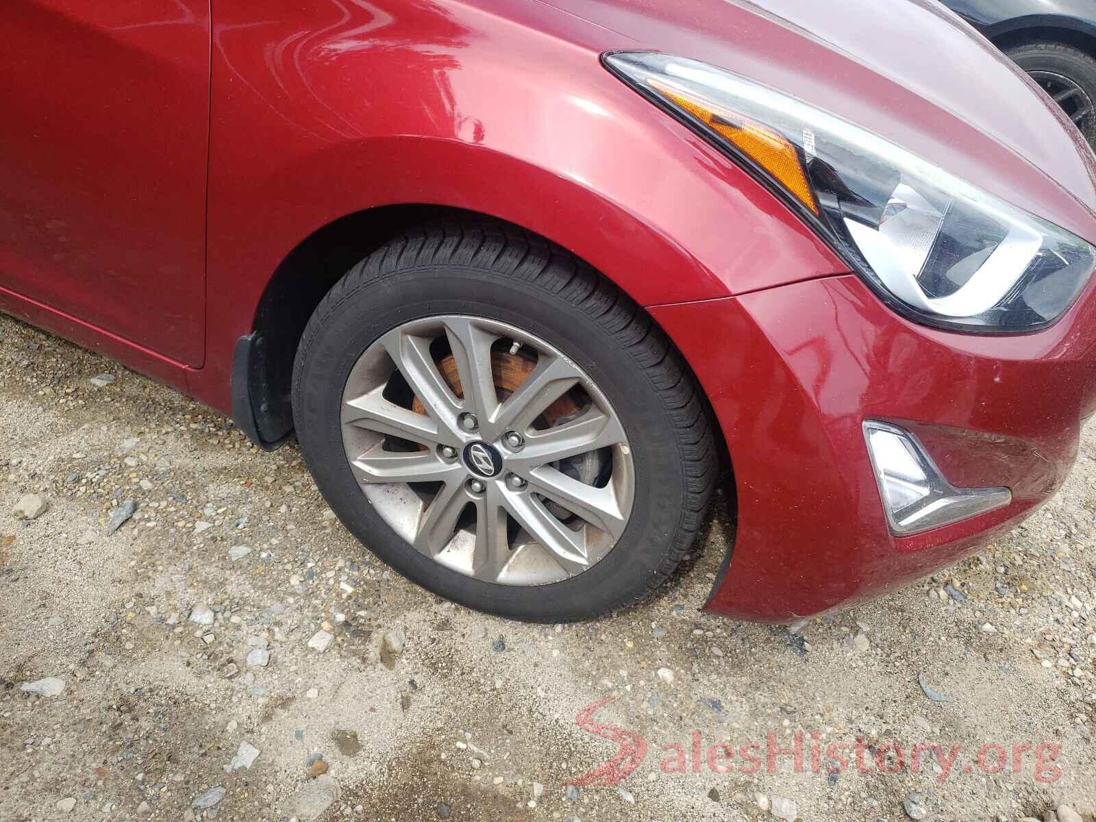 5NPDH4AE2GH655298 2016 HYUNDAI ELANTRA