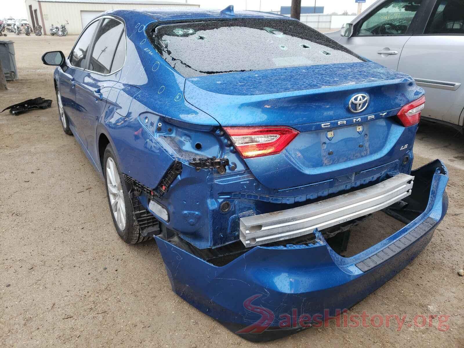 4T1B11HK6KU169707 2019 TOYOTA CAMRY