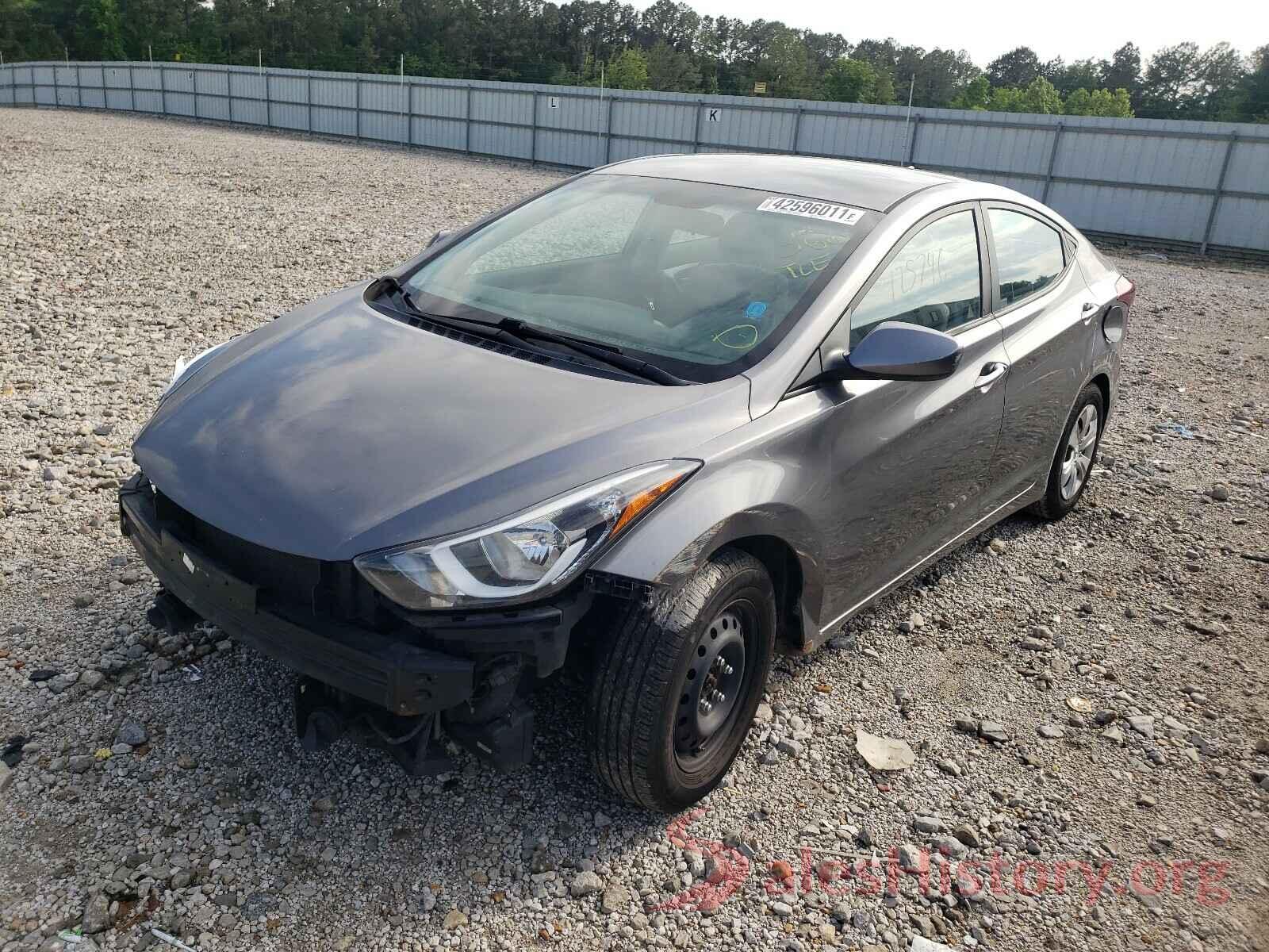 KMHDH4AE8GU643920 2016 HYUNDAI ELANTRA