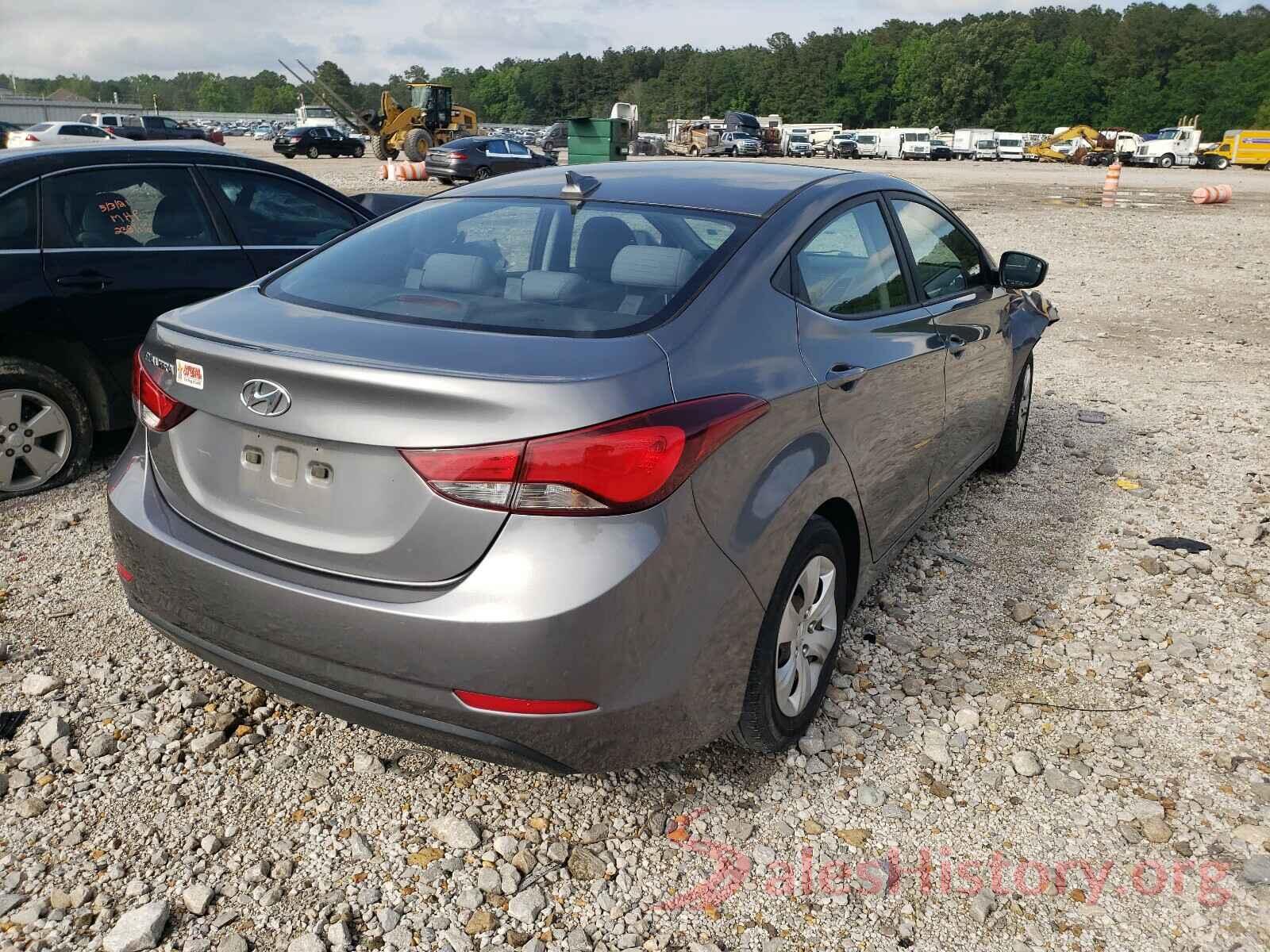 KMHDH4AE8GU643920 2016 HYUNDAI ELANTRA