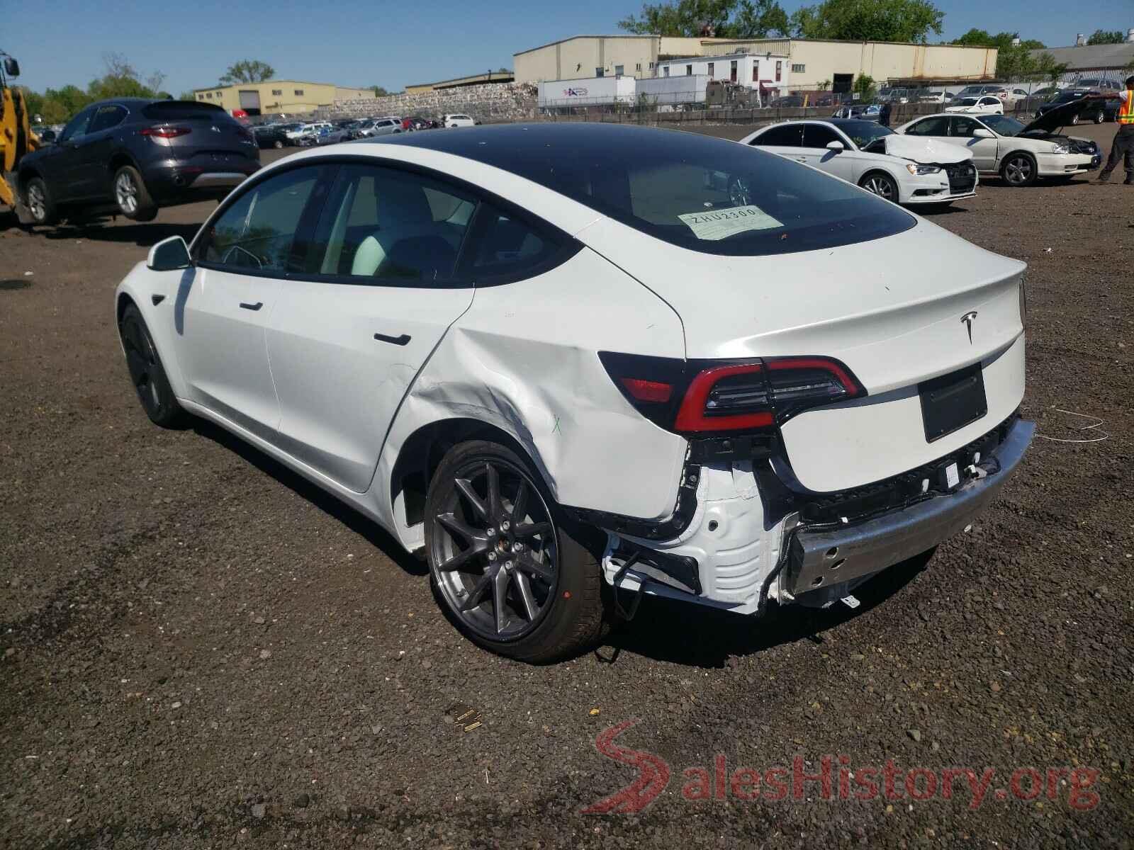 5YJ3E1EA4MF920534 2021 TESLA MODEL 3