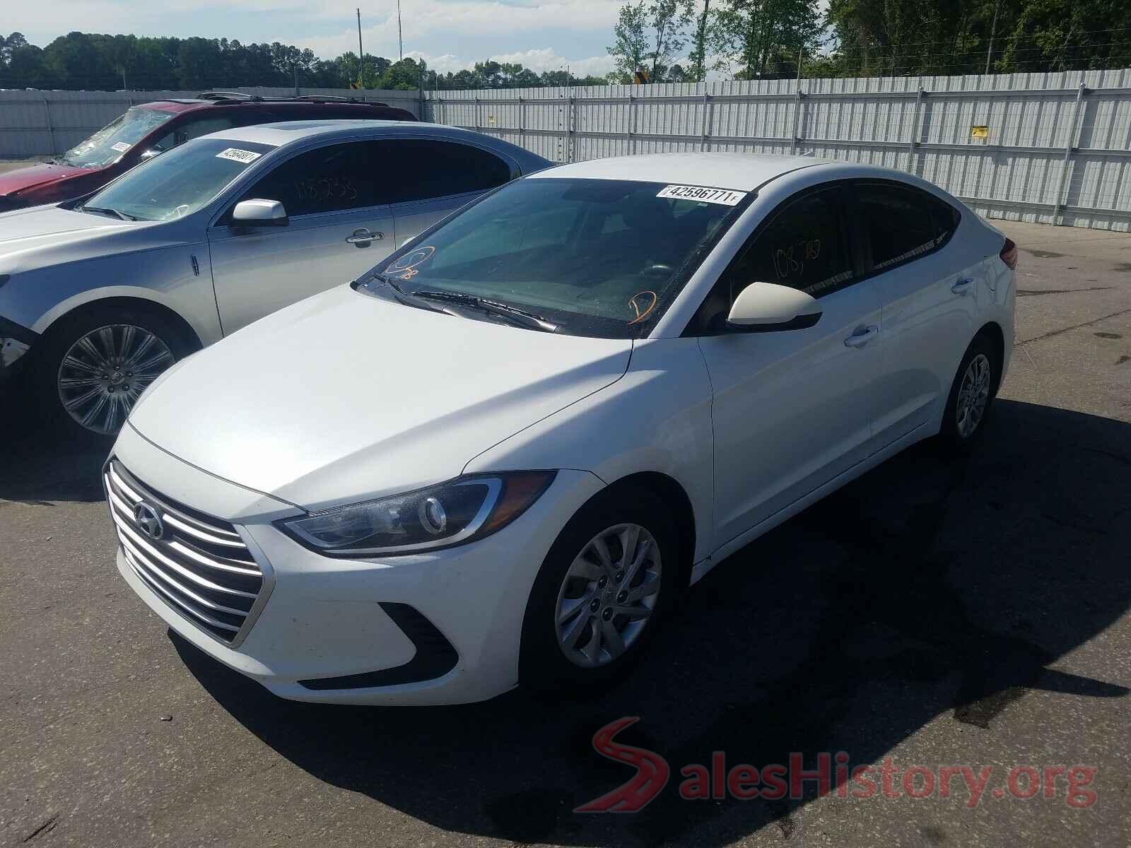 5NPD74LF0HH138396 2017 HYUNDAI ELANTRA