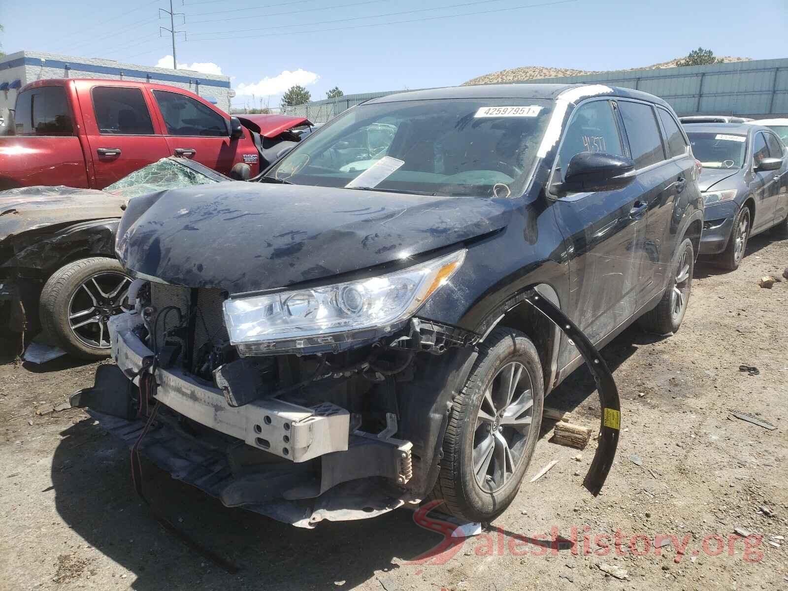 5TDZZRFH4KS317004 2019 TOYOTA HIGHLANDER