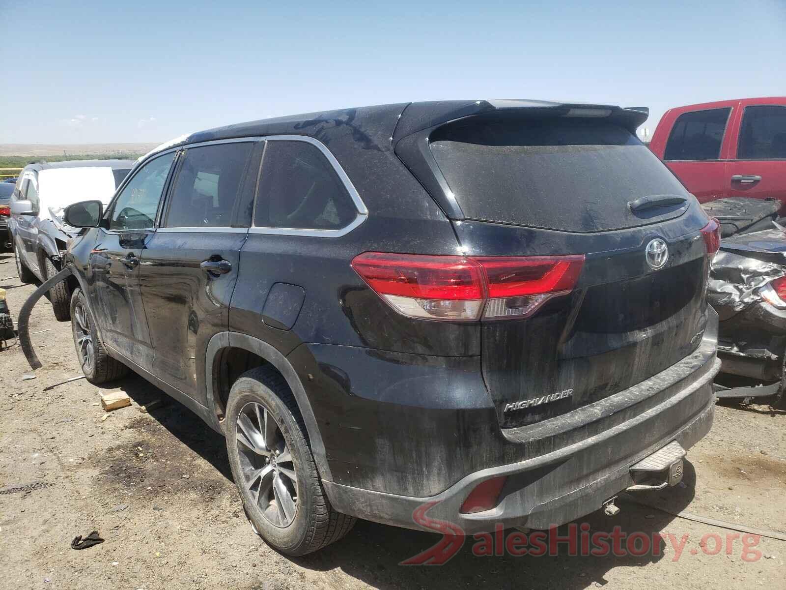 5TDZZRFH4KS317004 2019 TOYOTA HIGHLANDER