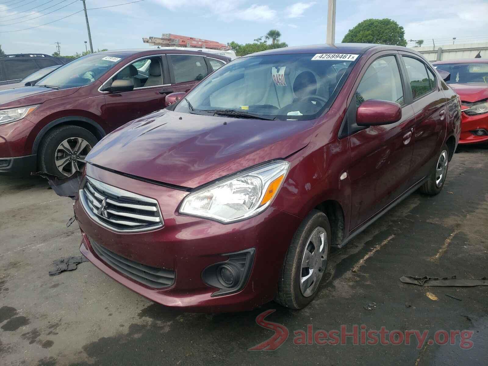 ML32F3FJ6KHF15037 2019 MITSUBISHI MIRAGE