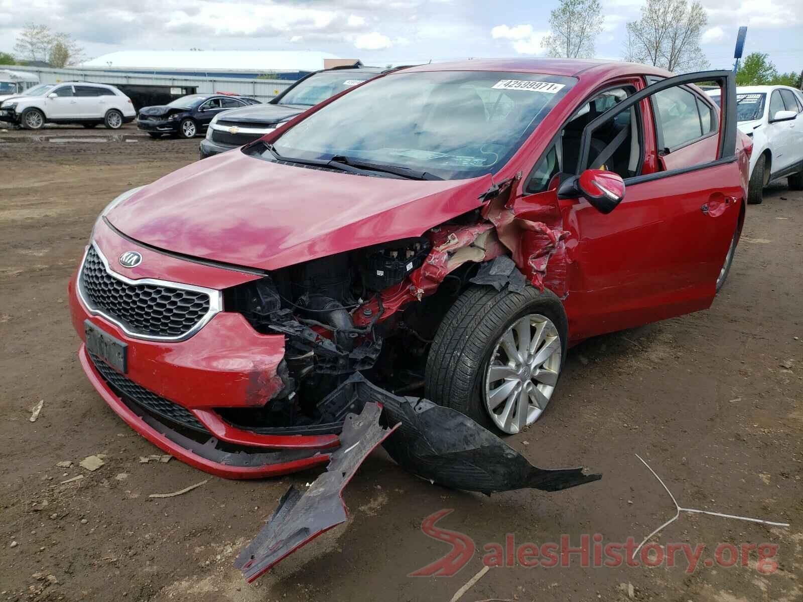 KNAFX4A66G5469734 2016 KIA FORTE