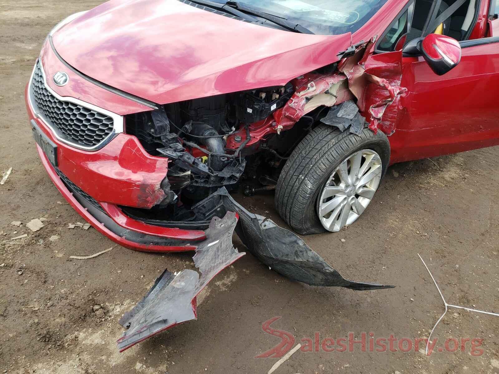 KNAFX4A66G5469734 2016 KIA FORTE