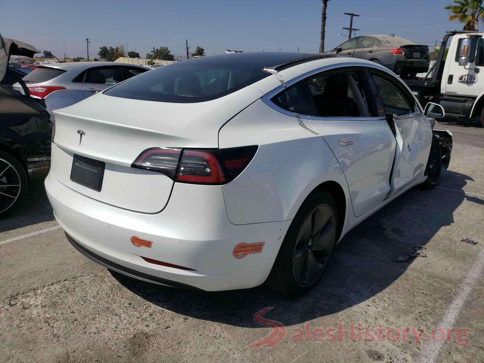 5YJ3E1EAXKF485208 2019 TESLA MODEL 3