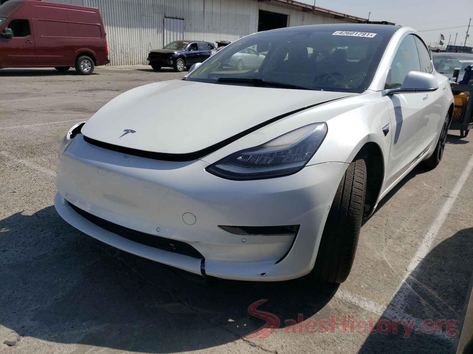 5YJ3E1EAXKF485208 2019 TESLA MODEL 3