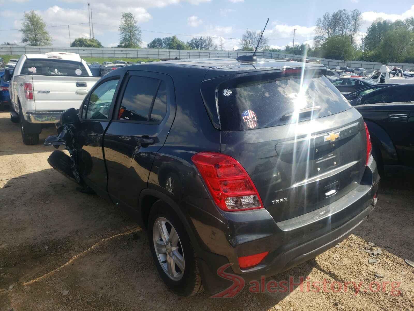 3GNCJKSB1LL256411 2020 CHEVROLET TRAX