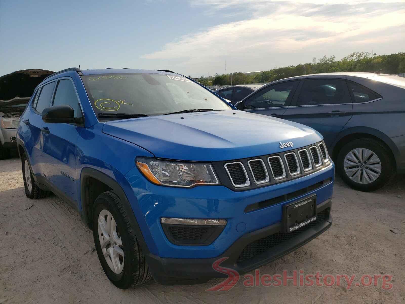 3C4NJCAB9KT615186 2019 JEEP COMPASS