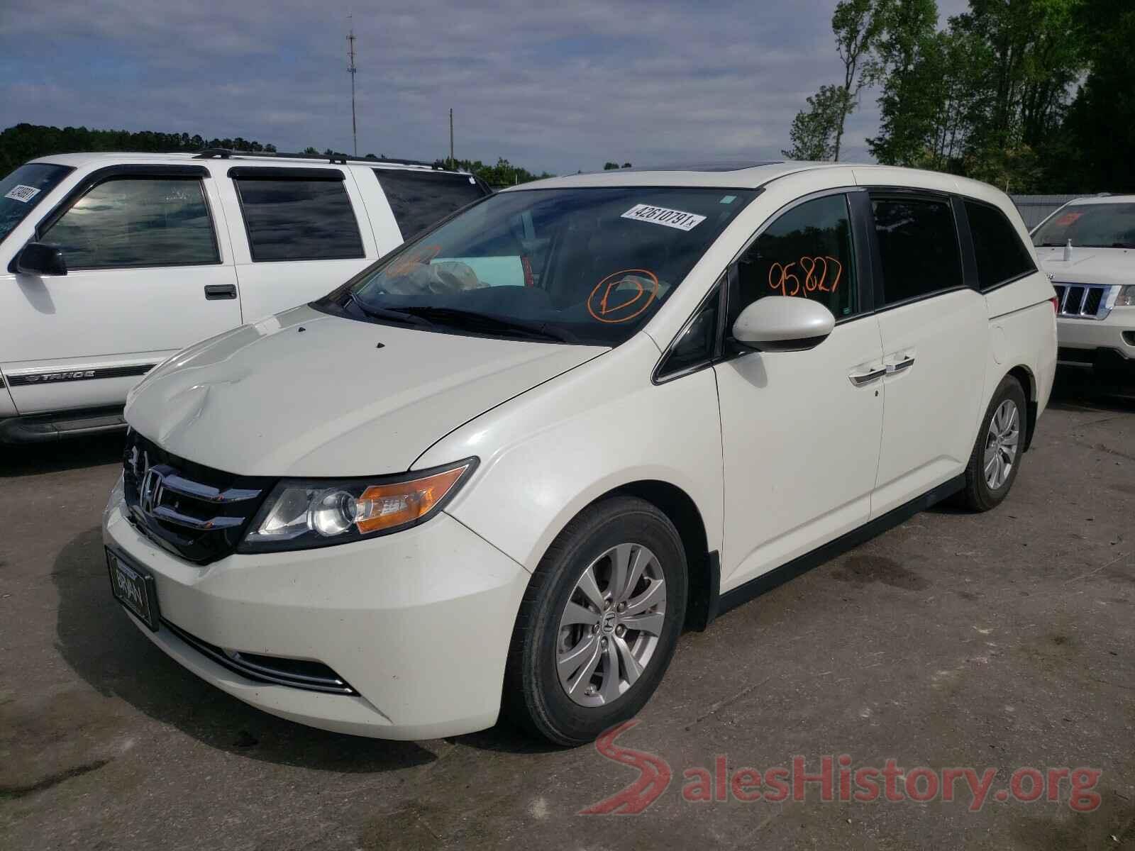 5FNRL5H67GB084978 2016 HONDA ODYSSEY