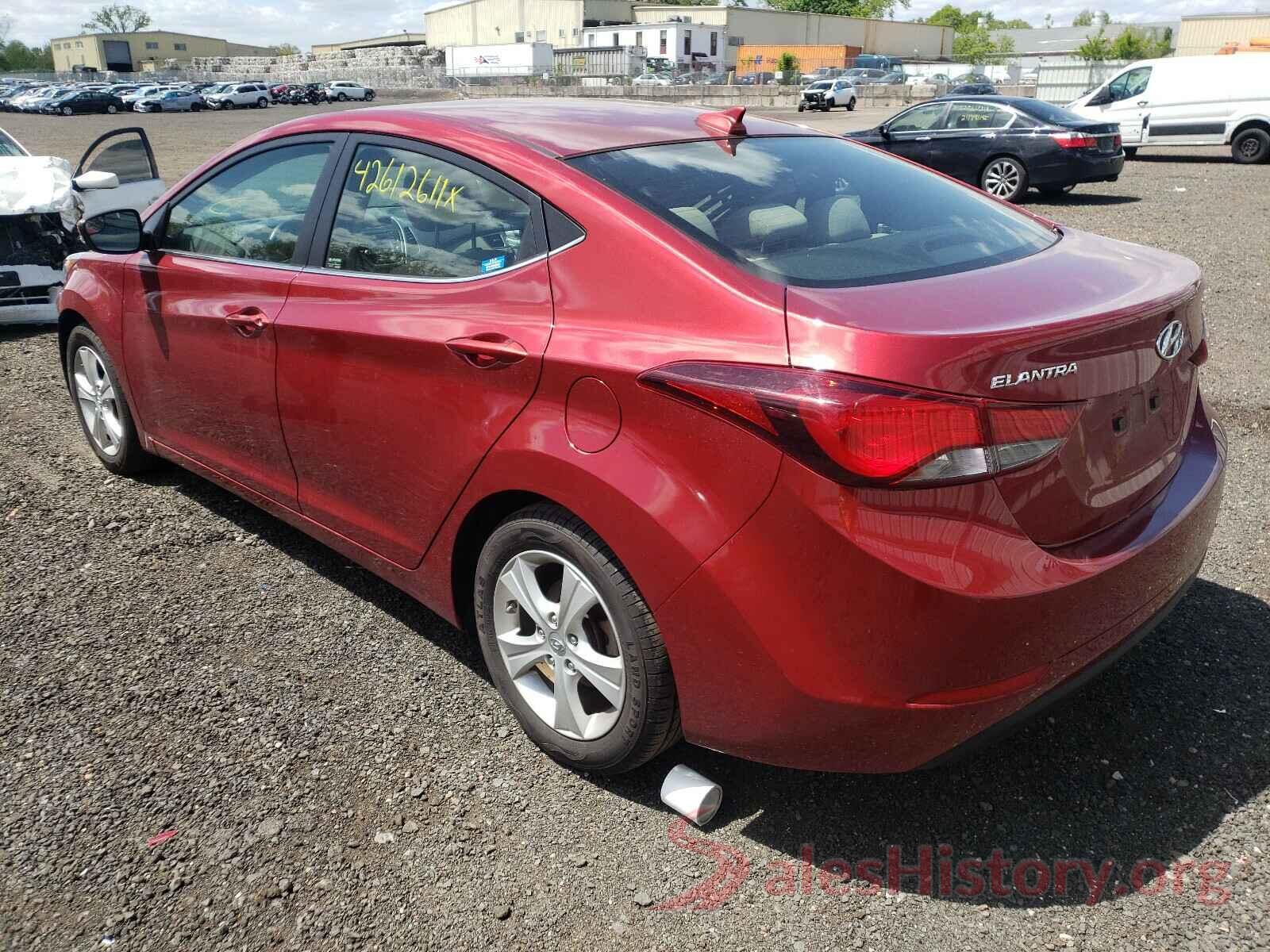 5NPDH4AE5GH733458 2016 HYUNDAI ELANTRA