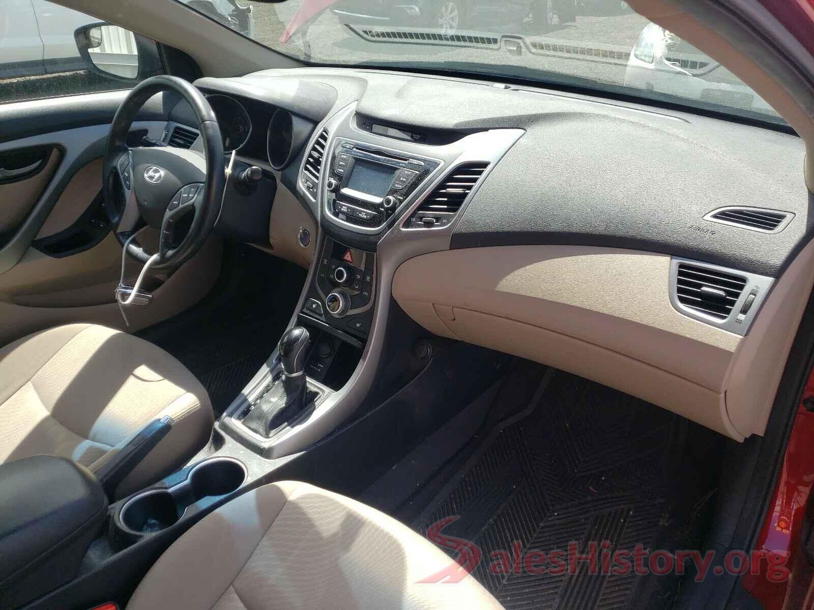 5NPDH4AE5GH733458 2016 HYUNDAI ELANTRA