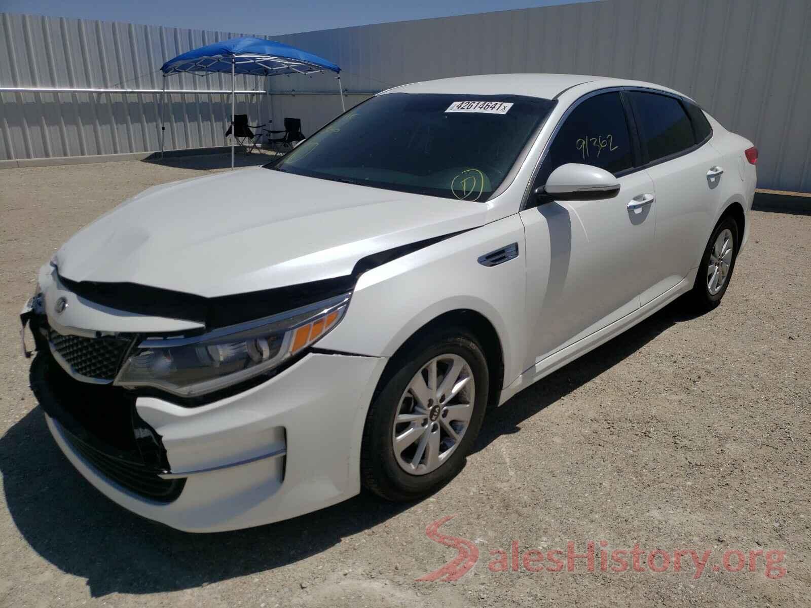 KNAGT4L34H5155388 2017 KIA OPTIMA