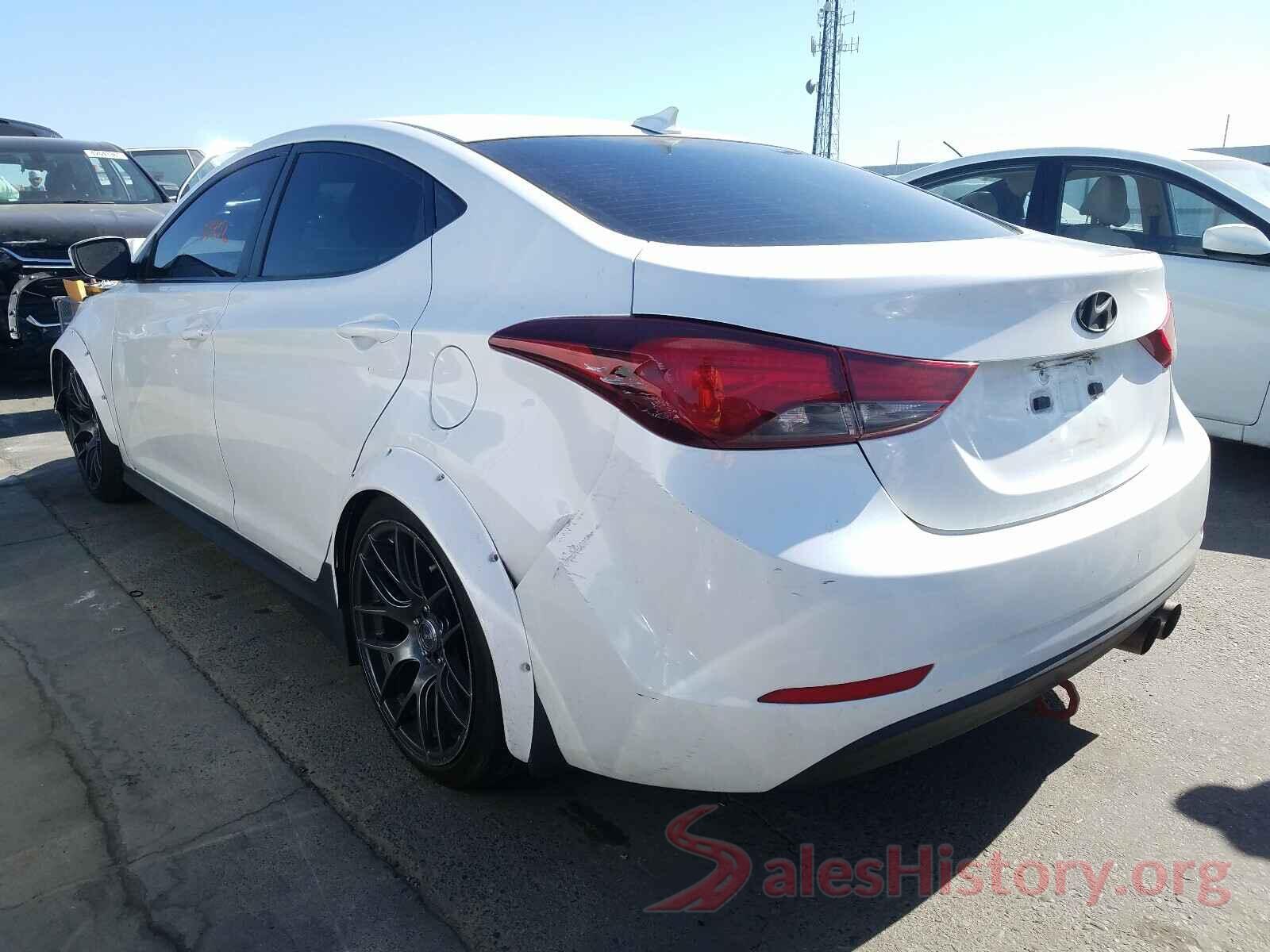 5NPDH4AE3GH758360 2016 HYUNDAI ELANTRA