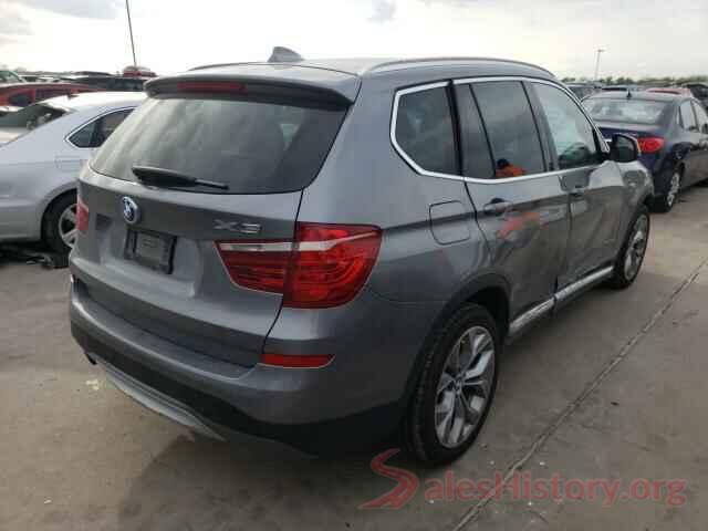 5UXWZ7C35H0X40927 2017 BMW X3