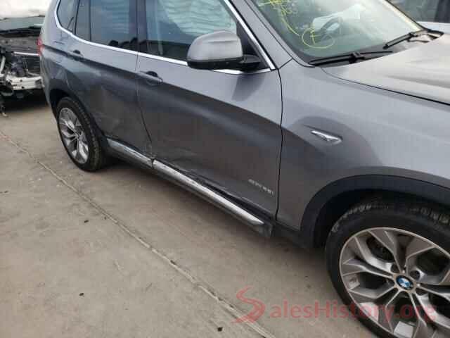 5UXWZ7C35H0X40927 2017 BMW X3