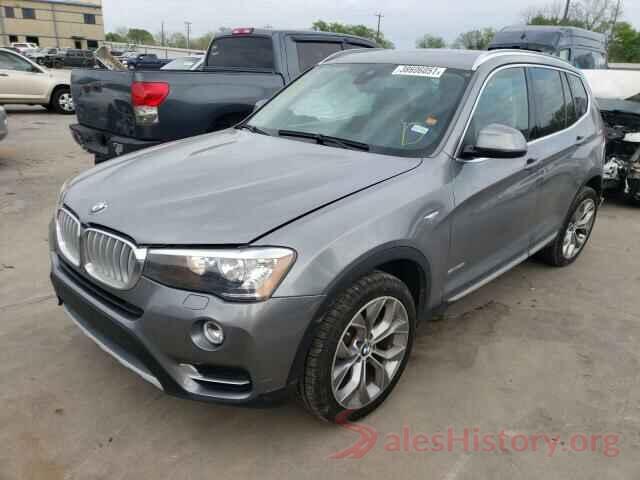 5UXWZ7C35H0X40927 2017 BMW X3