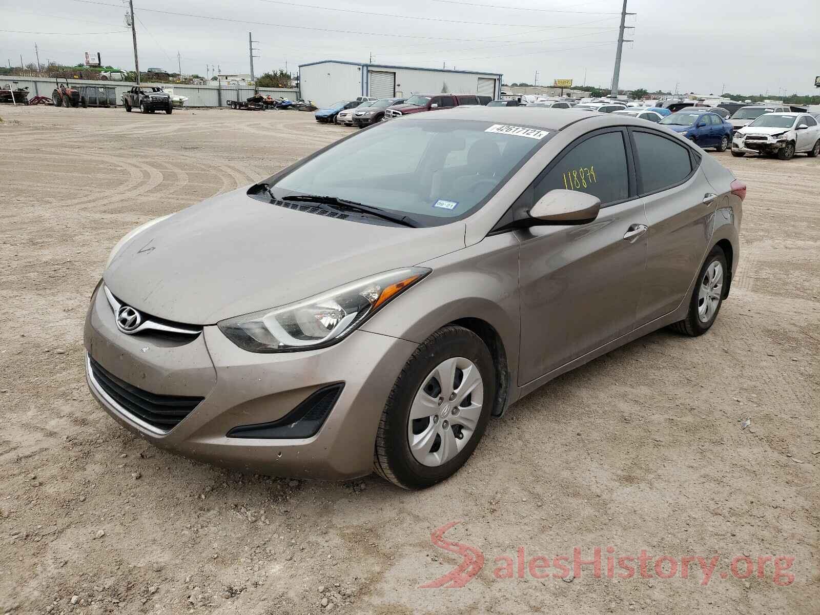 5NPDH4AE0GH669359 2016 HYUNDAI ELANTRA