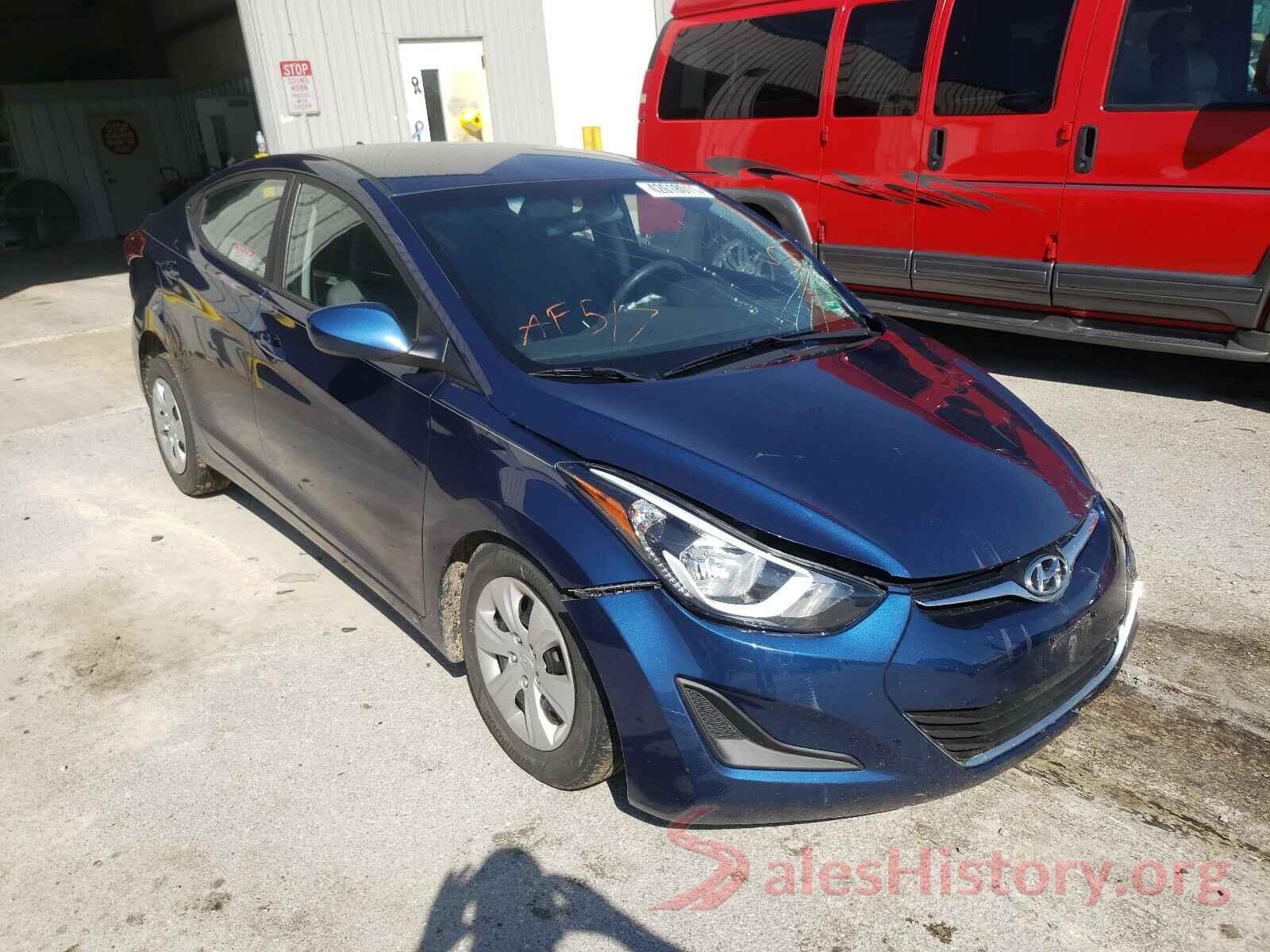 5NPDH4AE4GH763888 2016 HYUNDAI ELANTRA