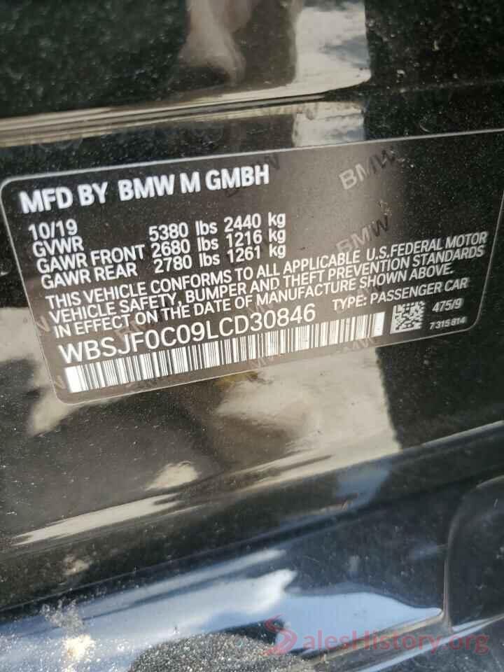 WBSJF0C09LCD30846 2020 BMW M5