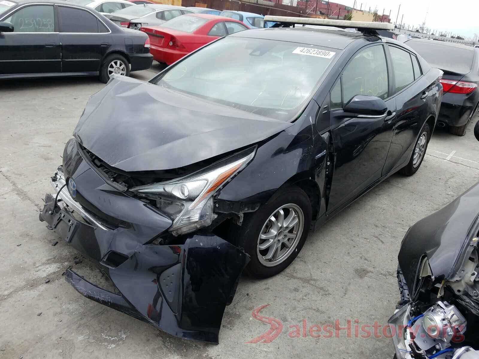 JTDKBRFU0J3594106 2018 TOYOTA PRIUS