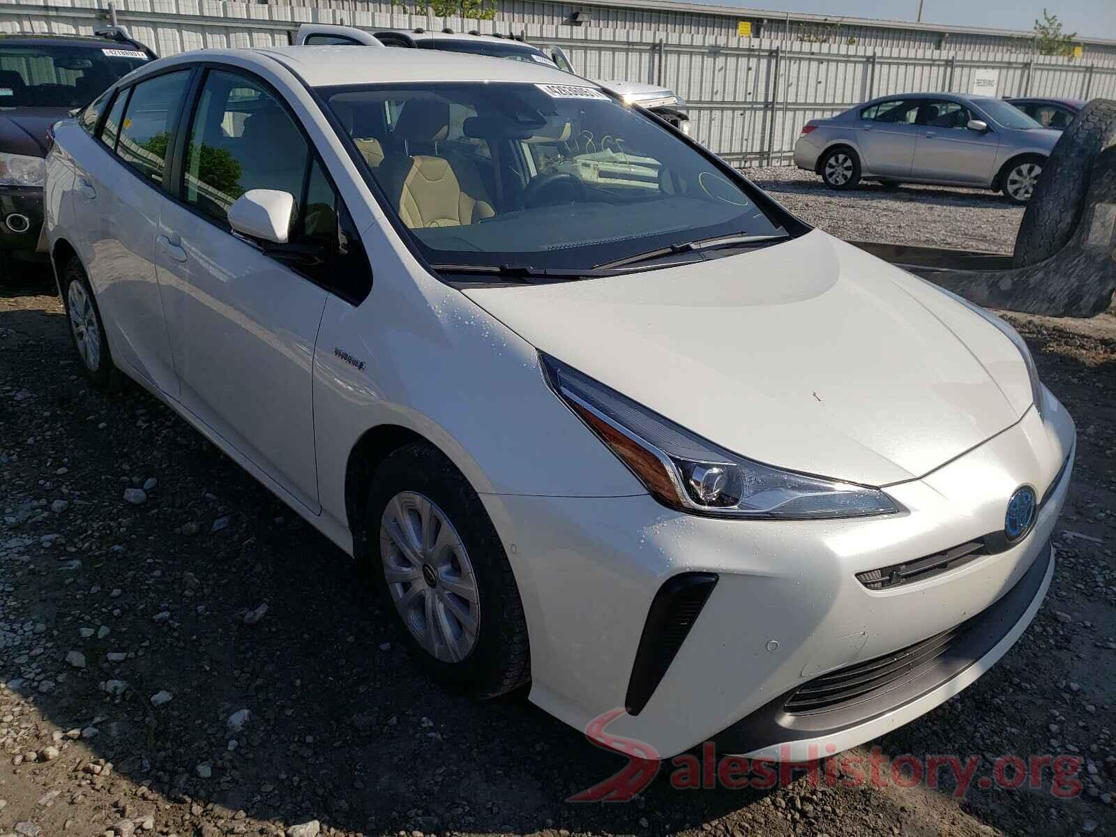 JTDKARFU6K3102456 2019 TOYOTA PRIUS