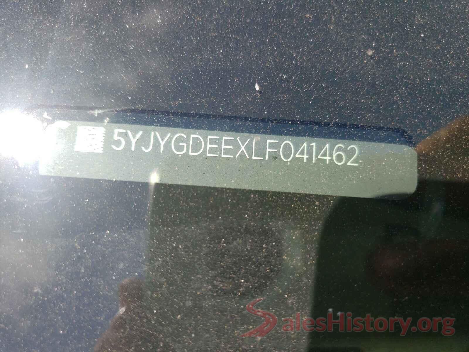 5YJYGDEEXLF041462 2020 TESLA MODEL Y