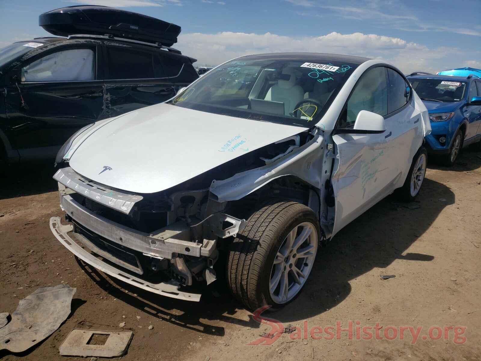 5YJYGDEEXLF041462 2020 TESLA MODEL Y