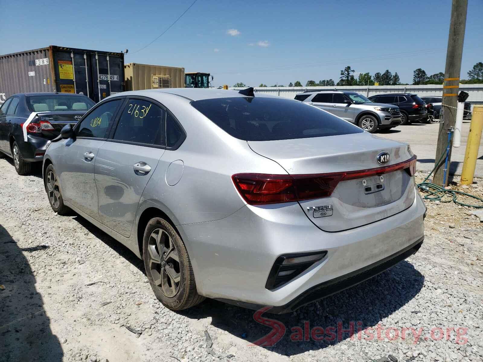 3KPF24ADXLE239869 2020 KIA FORTE