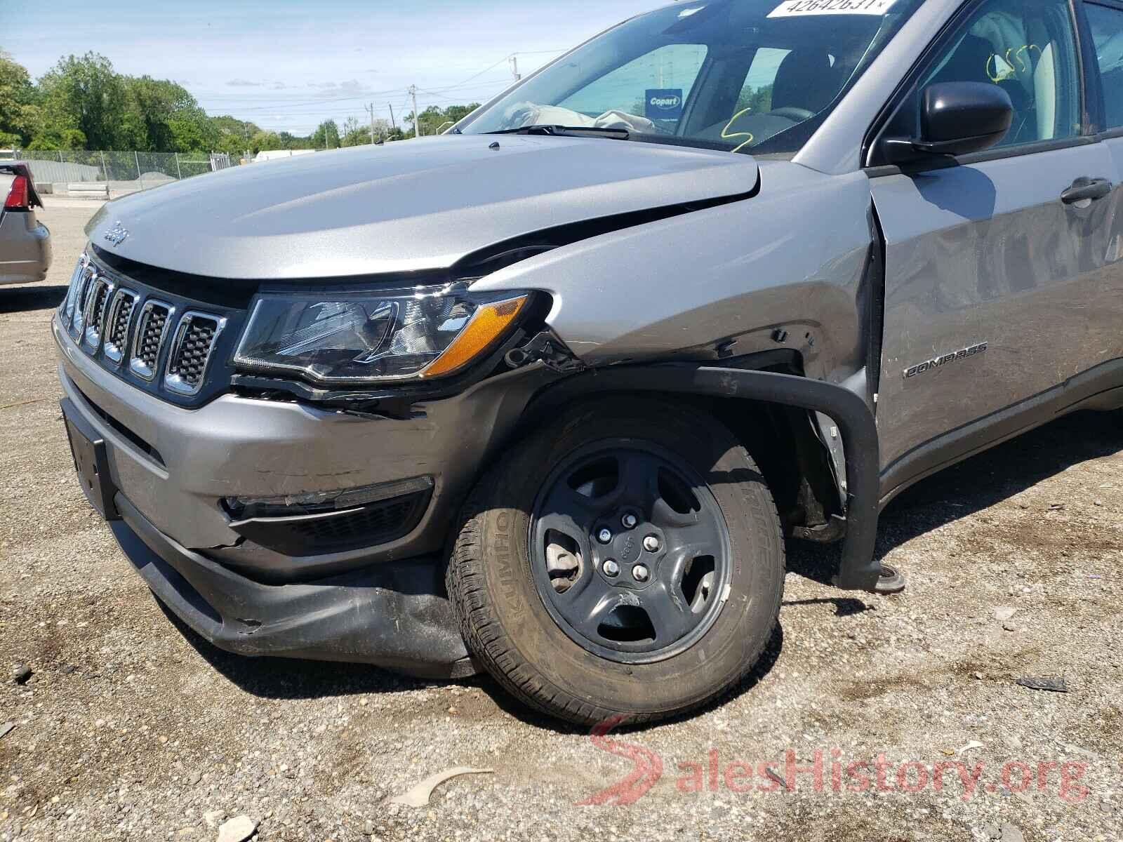 3C4NJCAB6KT655256 2019 JEEP COMPASS