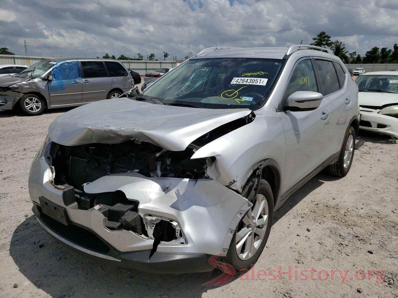 KNMAT2MT2GP721112 2016 NISSAN ROGUE