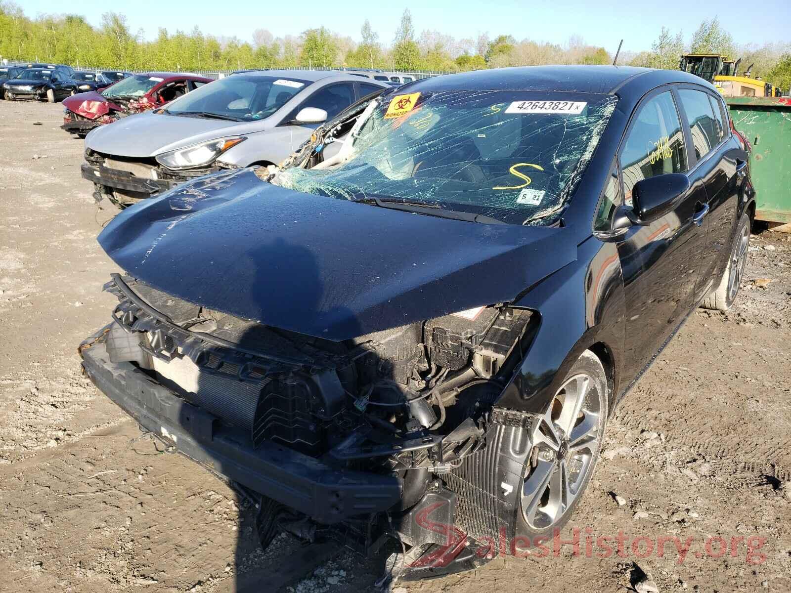 KNAFX5A8XG5496491 2016 KIA FORTE